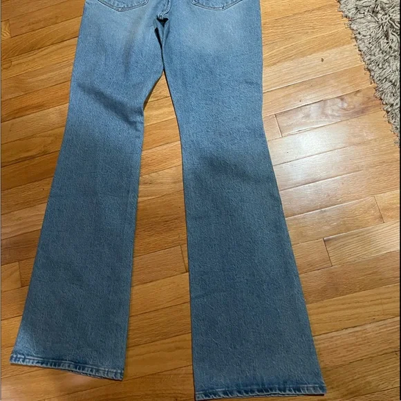 Good american straight leg size 0/25 new never worn denim - Picture 3 of 5